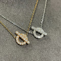 HERMES ECHAPEE NECKLACE DIAMOND