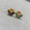 VCA BUTTERFLY DARK MOP EARRINGS