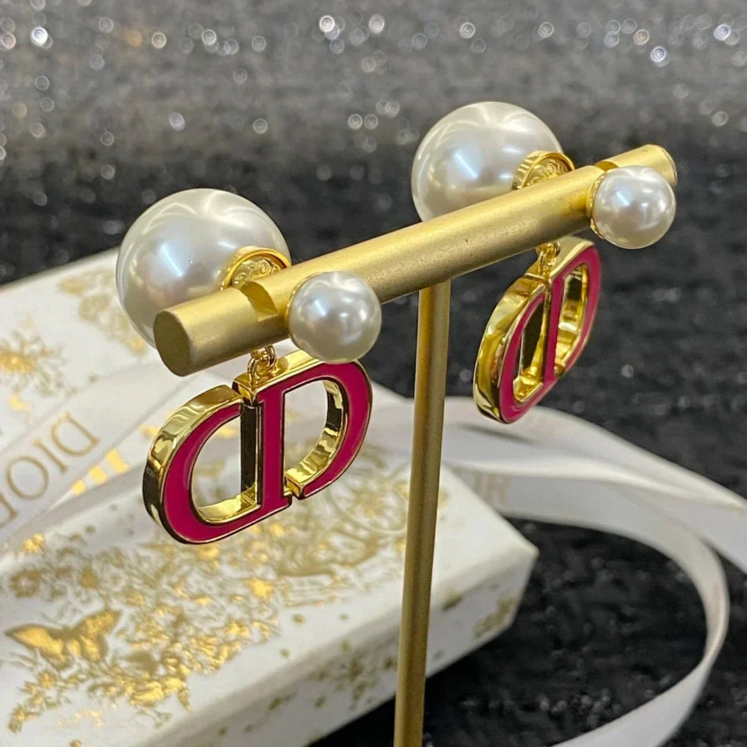 Dior Pink Earrings